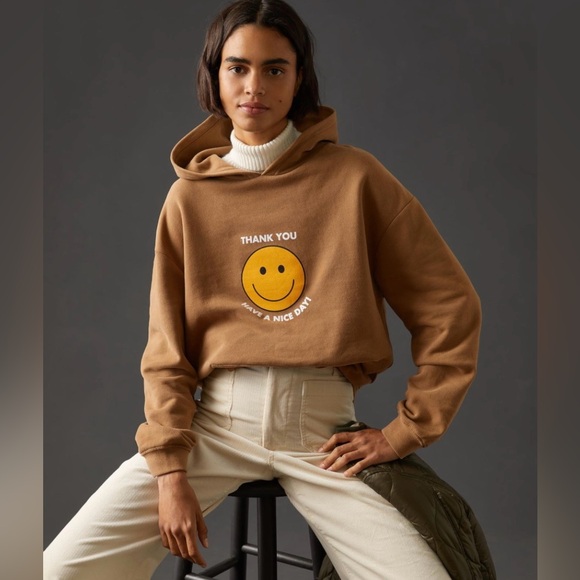 KULE Tops - Kule Oversized Take Out Hoodie, X-Small, Brown